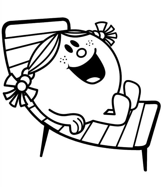 coloriage madame bonheur